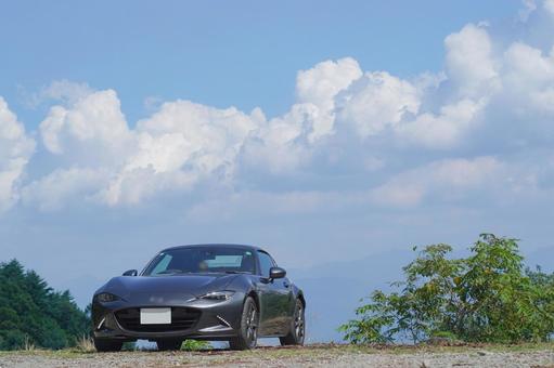 スポーツカー スポーツカー ロードスター,マツダ,車の写真素材