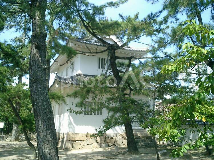 福山城の鏡櫓 福山城の写真素材
