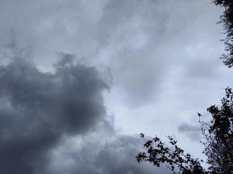 どす黒い雲 どす黒い雲 曇り空,バックグラウンド,ダークの写真素材