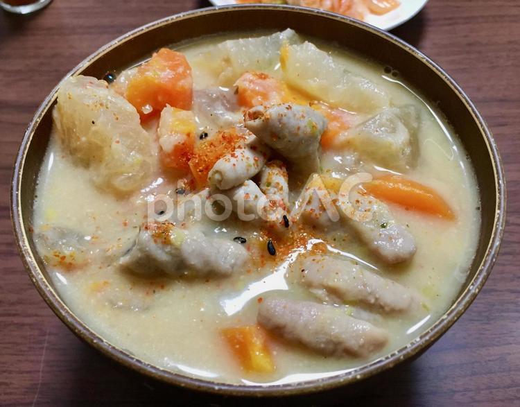 もつ煮 もつ,モツ,もつ煮の写真素材