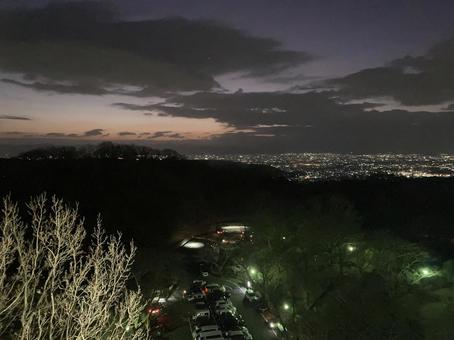 Photo, the scenery, night view, night, 