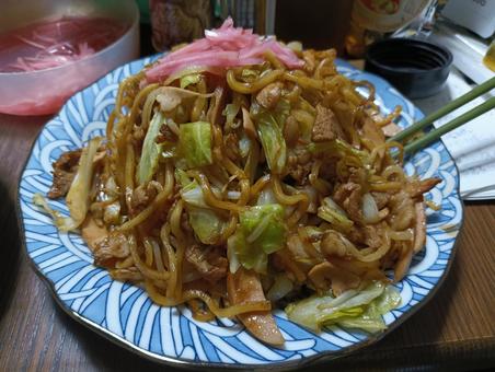 焼きそば 焼きそば 焼きそば,食べ物,食事の写真素材