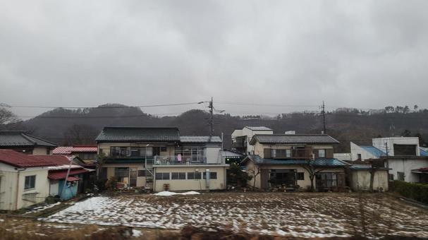 雨雲 田舎の景色 雨雲 田舎の景色の写真