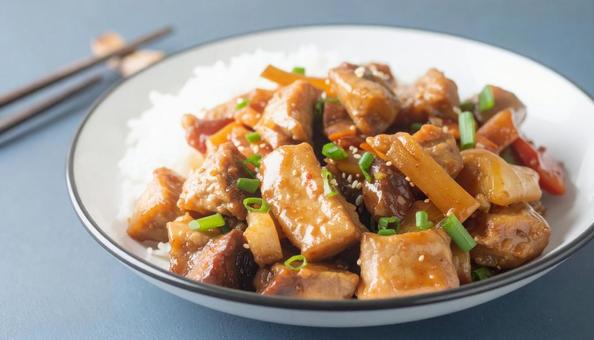 中華料理 酢豚 中華料理 酢豚の写真