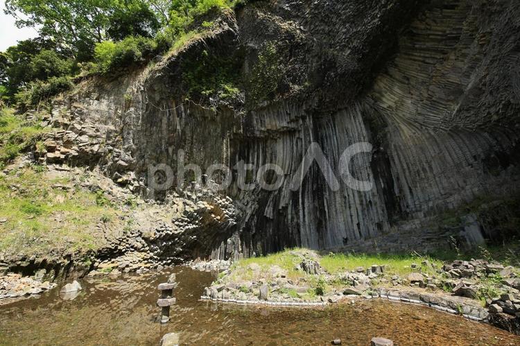 兵庫県豊岡市　玄武洞公園　青龍洞 青龍洞,玄武洞公園,公園の写真素材