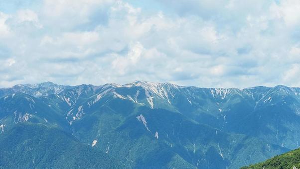 燕岳から見る裏銀座 燕岳から見る裏銀座 山,登山,燕岳の写真素材