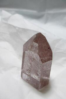 レッドルチルクオーツ レッドルチルクオーツ,針水晶,天然石の写真素材