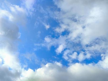 青空と雲の写真
