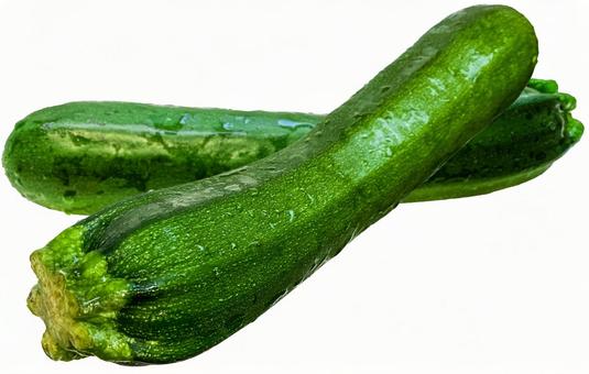 ズッキーニ2本 切り抜き ズッキーニ2本 切り抜き ズッキーニ,2本,切り抜きの写真素材