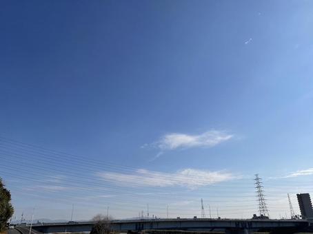 大和川の空 大和川の空の写真