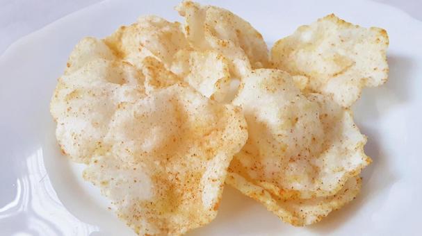 軽い米粉スナック菓子・1 スナック菓子,お菓子,食べ物の写真素材