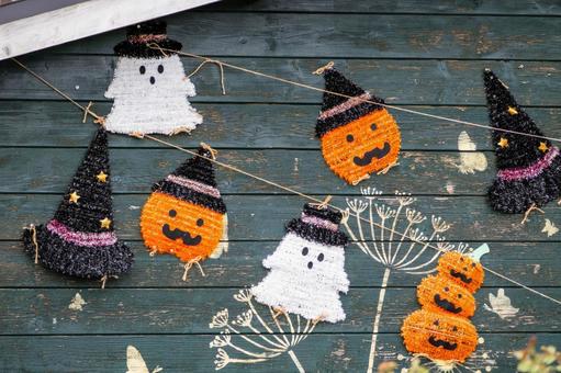 ハロウィンの飾り⑼ ハロウィン,飾り,カボチャの写真素材