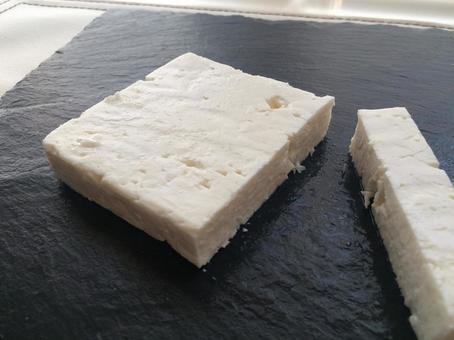 Photo, feta, cheese, goat milk, 