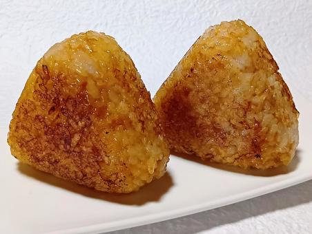 焼きおにぎり 焼きおにぎり,おにぎり,和食の写真素材