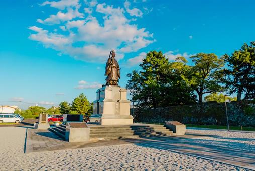 【佐賀】佐賀城跡の周辺 佐賀,佐賀城跡,城跡の写真素材