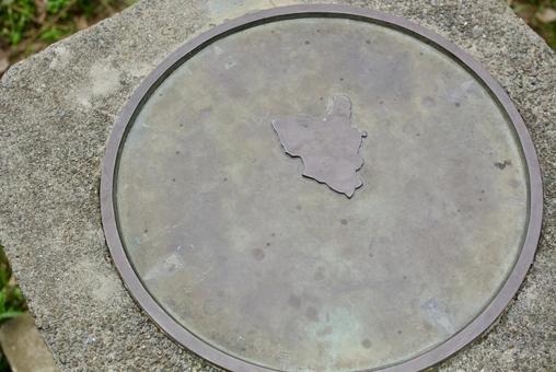 方位石 方位石,方位,山頂の写真素材