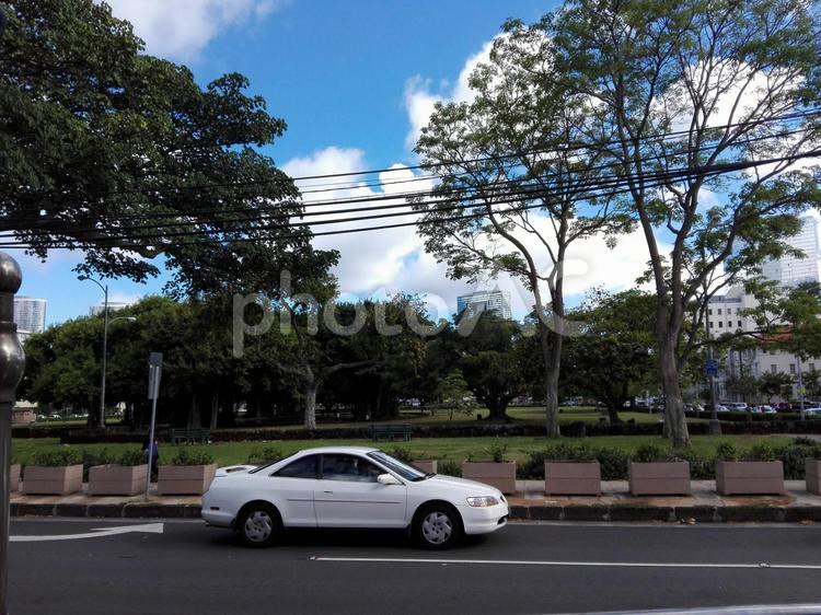 ハワイの風景1 ハワイ,hawaii,観光の写真素材