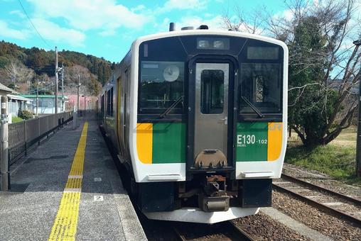 JR久留里線 上総亀山駅 千葉県君津市 JR久留里線 上総亀山駅 千葉県君津市の写真