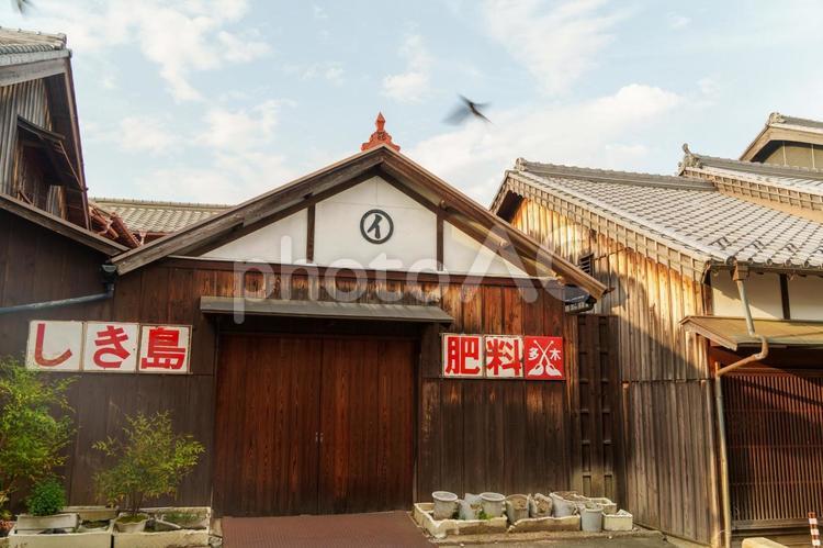 関宿、町屋の街並み 関宿,町屋,街並みの写真素材