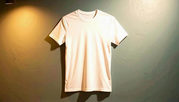 白いTシャツ 白いTシャツの写真