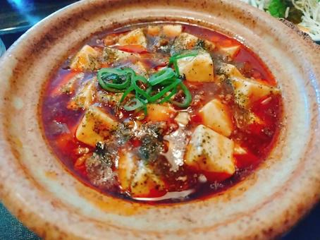 麻婆豆腐 麻婆豆腐,中華,辛いの写真素材