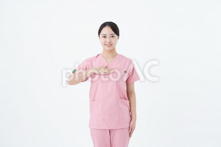 信頼の看護師 看護師,信頼,医療の写真素材