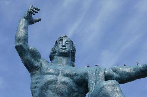 Photo, peaceful prayer like, nagasaki, peace park, 
