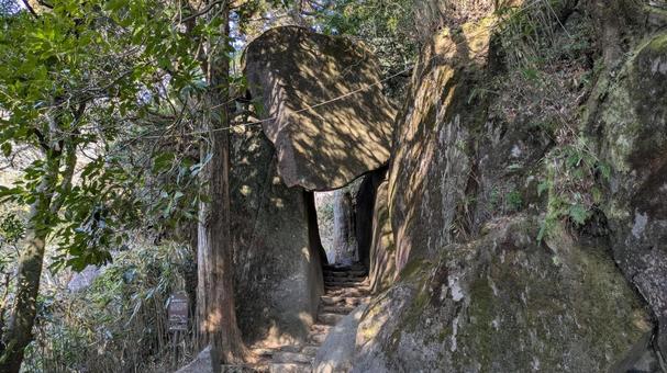 筑波山の弁慶七戻り 筑波山の弁慶七戻り 弁慶七戻り,筑波山,奇岩の写真素材