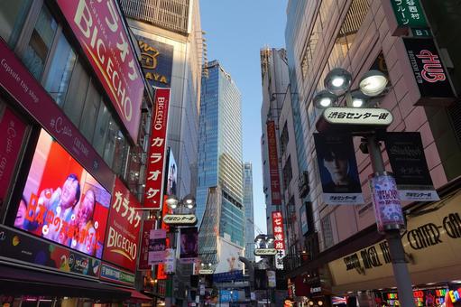 渋谷の都会の風景 渋谷,センター街,東京の写真素材