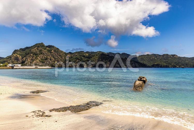 小笠原諸島・父島　大村海岸の風景　 父島,小笠原諸島,小笠原の写真素材