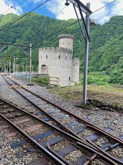 新柳河原発電所 新柳河原発電所 新柳河原発電所,柳橋駅前,お城の写真素材