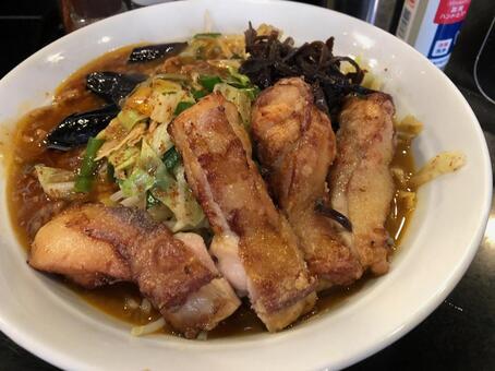 二郎系パーコー激辛麺 二郎系パーコー激辛麺,パーコー激辛麺,パーコーの写真素材