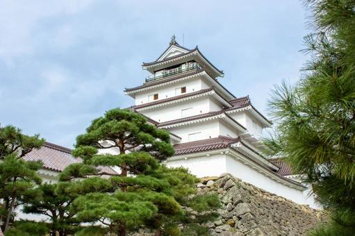  鶴ヶ城（会津若松城） 鶴ヶ城,会津若松城,城の写真素材