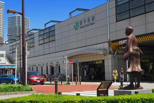 JR南千住站西口松尾芭蕉像, JPG JR南千住站西口松尾芭蕉像, 미나미, 미나미 센주 역, 마쓰 오 바쇼 상, JPG