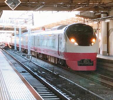 特急ひたち 特急ひたち,特急ときわ,電車の写真素材