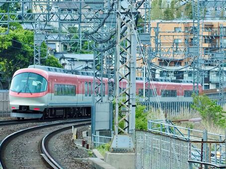 近鉄特急伊勢志摩ライナー 23000系 近鉄,近畿日本鉄道,近鉄橿原線の写真素材