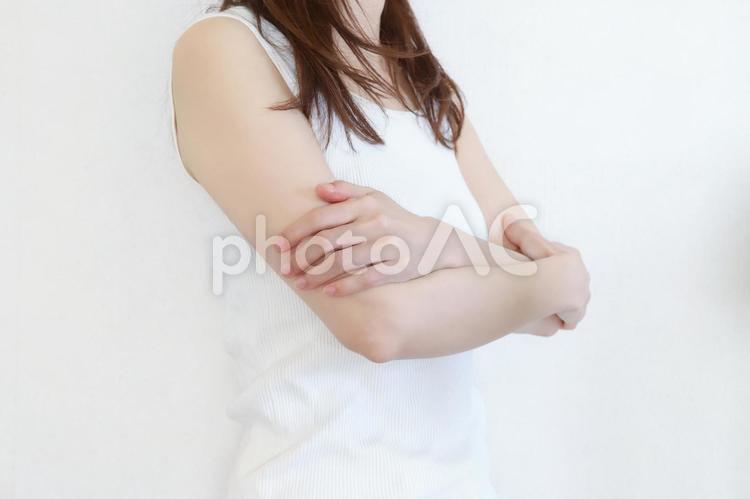 女性の体　ダイエットイメージ 女性,体,ダイエットの写真素材