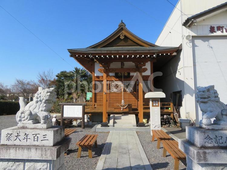 真岡市愛宕神社（荒町） 愛宕神社,神社,荒町の写真素材