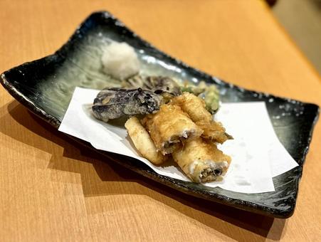 穴子と野菜の天ぷら 穴子と野菜の天ぷら 穴子,野菜,天ぷらの写真素材