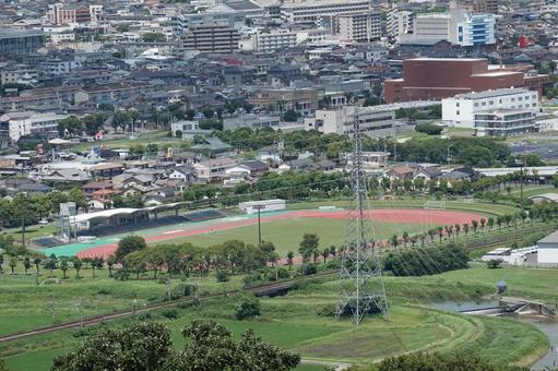 鳥栖市陸上競技場 鳥栖市陸上競技場 鳥栖市陸上競技場,陸上,競技場の写真素材