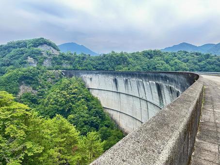 Photo, ikehara dam, shimokitayama village, yoshino district, nara prefecture, dam for power generation, 