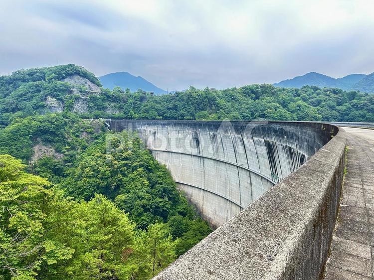 池原ダム　いけはらダム 池原ダム,奈良県吉野郡下北山村,発電用ダムの写真素材