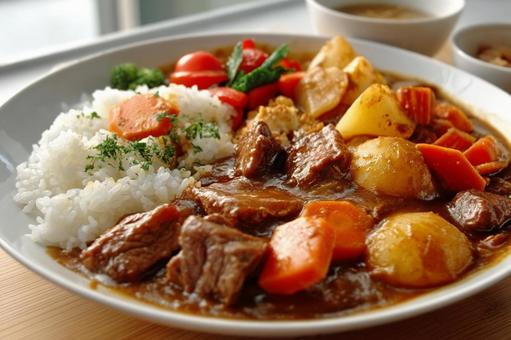 牛肉たっぷりカレー 牛肉たっぷりカレーの写真