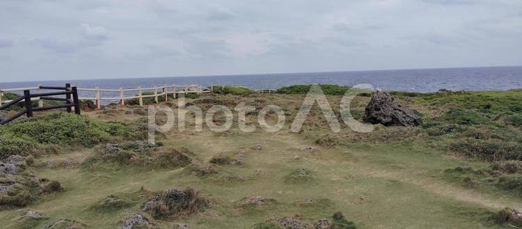 東平安名崎　沖縄　宮古島 沖縄県,沖縄,宮古島の写真素材