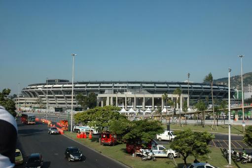 マラカナンスタジアム ブラジル,リオデジャネイロ,マラカナンスタジアムの写真素材