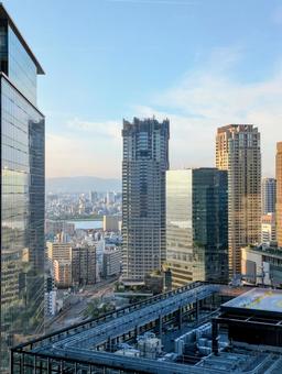 大阪駅周辺の風景 大阪駅周辺の風景 大阪,大阪観光,ビルの写真素材