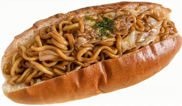 焼きそばパン　切り抜き 焼きそば,パン,パン屋の写真素材