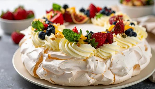 オーストラリアの定番料理 パブロバ オーストラリアの定番料理 パブロバの写真