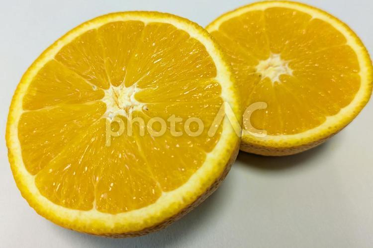 みずみずしいオレンジの断面 オレンジ,フルーツ,果物の写真素材