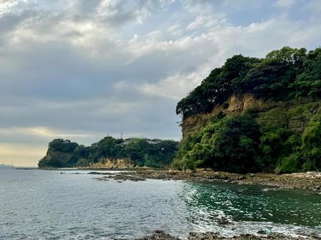 山口県彦島 竹ノ子島の磯辺 山口県彦島 竹ノ子島の磯辺の写真